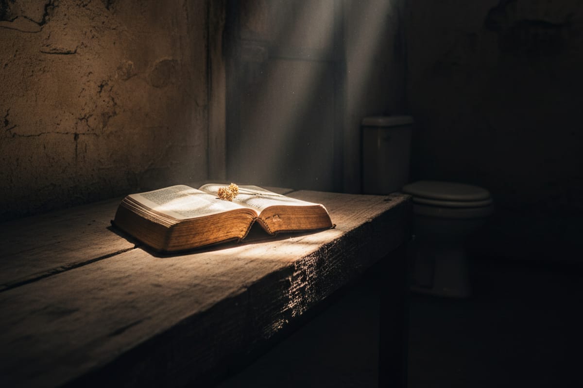 Cresci no caos — e encontrei paz numa cela